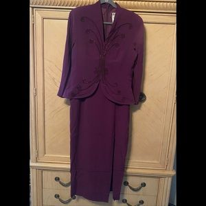 Daymor Couture Purple Dress